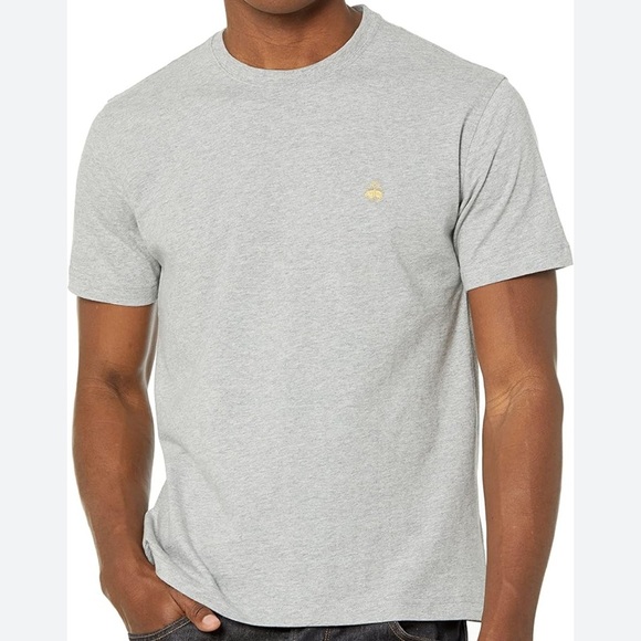 NWOT Brooks Brothers Men's Short Sleeve Cotton Crew Neck Logo T-Shirt Size M - Picture 2 of 8